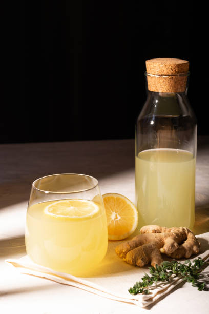 Ginger lemonade with citrus