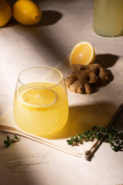 Ginger lemonade with citrus
