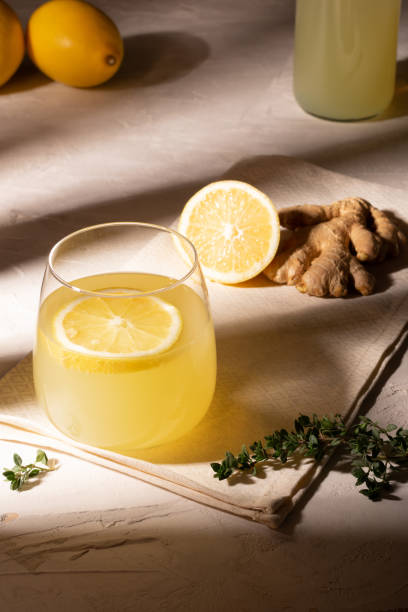 Ginger lemonade with citrus
