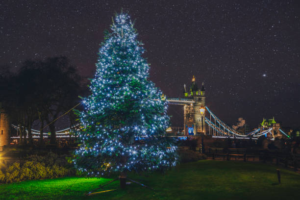 istock Tower Bridge and Christmas time in London, UK 1286547165