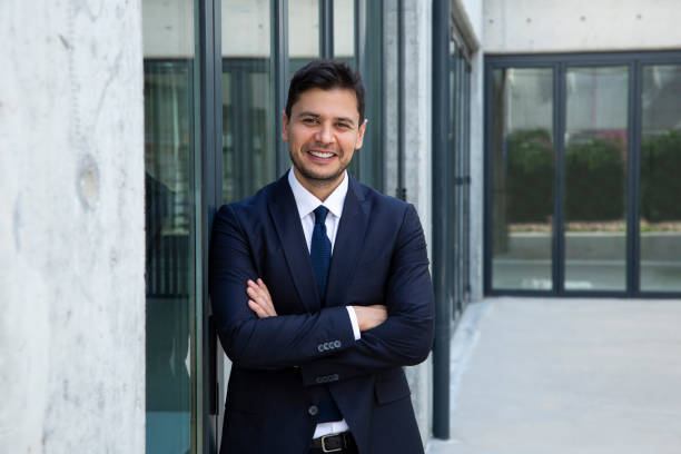 istock Portrait of handsome businessman 1286556488