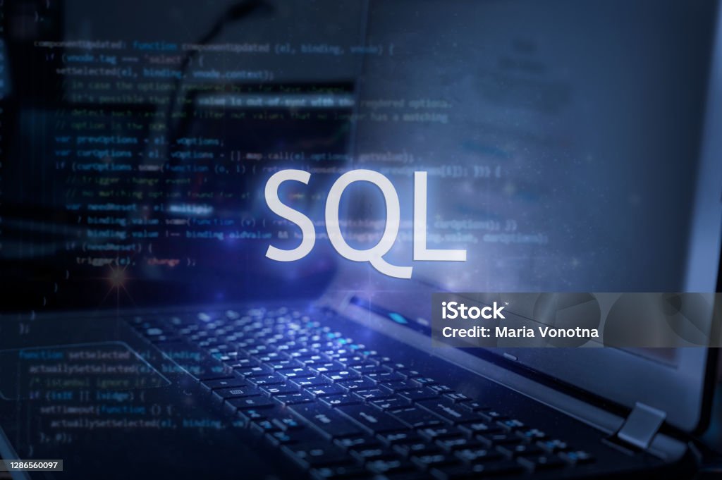 Sql Inscription Against Laptop And Code Background Learn Sql ...