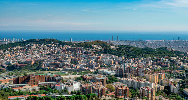 istock Panorama of Barcelona 1286560318
