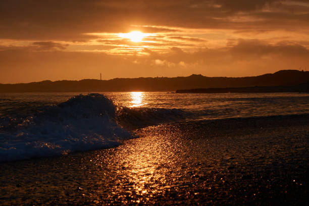 istock sunset on the beach. Denmark, Klitmoller (Cold Hawaii). 1286562403
