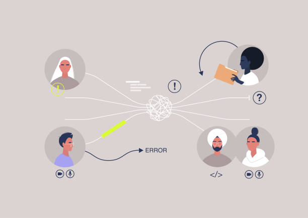 Tangled Communication 110+ Infographic Confusion Puzzle Organization Stock Photos, Pictures ...