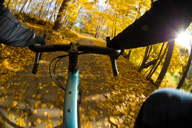 istock Autumn Road Bicycle Adventure 1286567319