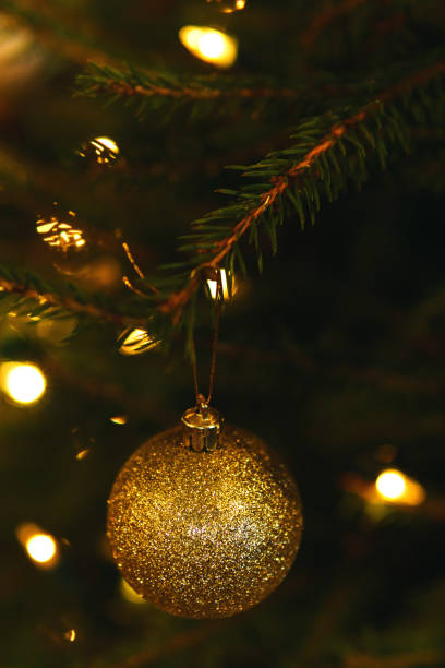 istock Close-up of decorations on the Christmas tree 1286570804