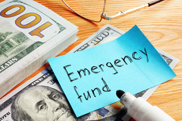 istock Emergency fund is shown on the business photo using the text 1286571708