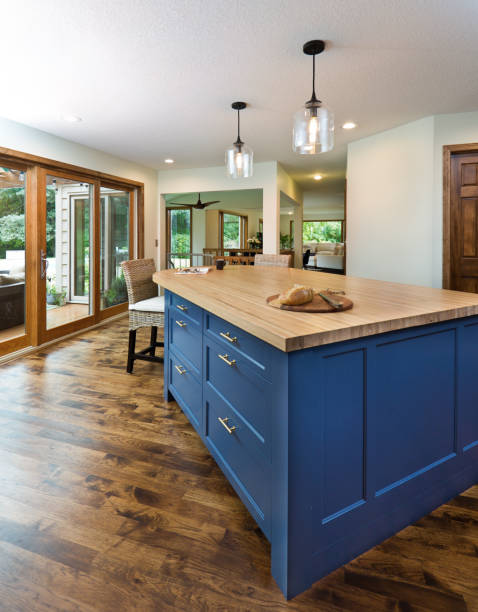 Home Improvement Remodeled Contemporary Open Concept Kitchen design