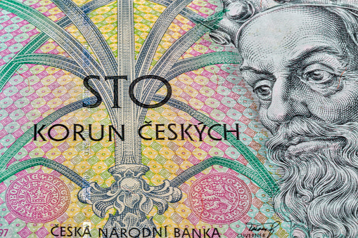 500 Swedish Krona paper currency, detail of banknote