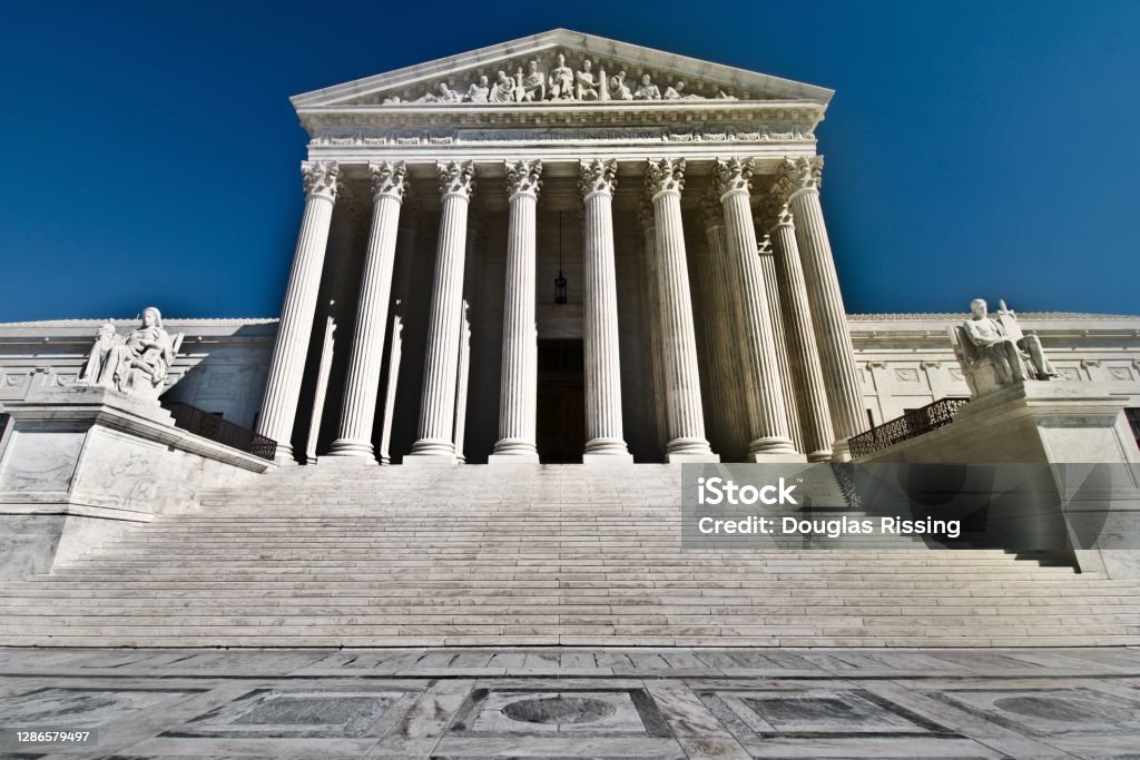 U.S. Justice Department Supreme Court Stock Photo