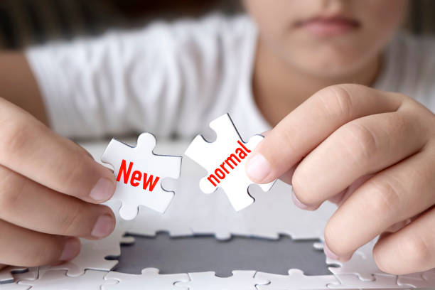 istock New Normal concept. During coronavirus.COVID-19 and new normal concept. 1286582572