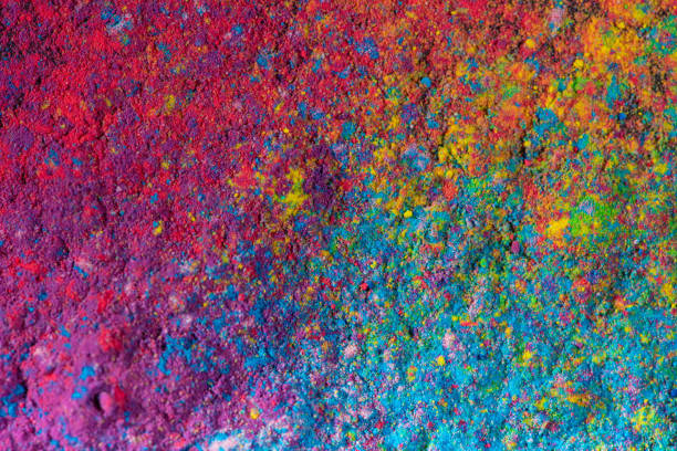 istock Colorful powder macro close up. Abstract colored background 1286609229