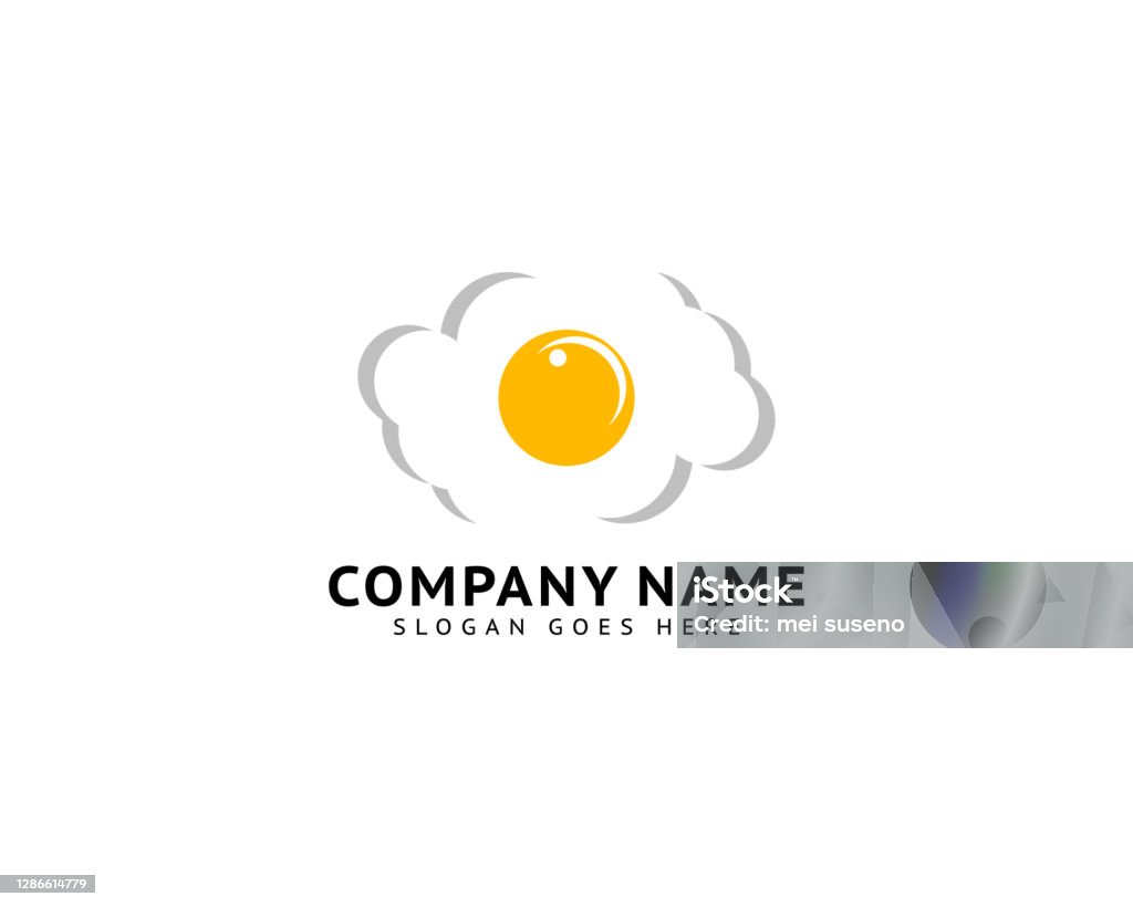 Fried Egg Design Vector Template Stock Illustration Download Image