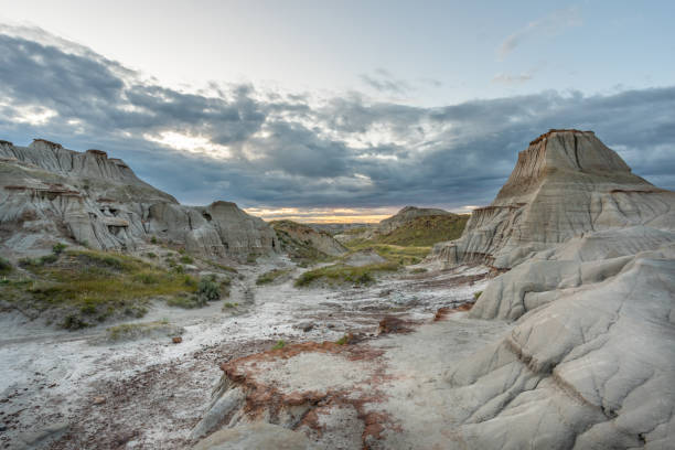 istock Badlands of Dinosaur Provincial Park at Sunset in Alberta, Canada 1286619075