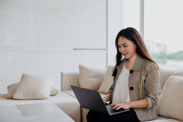 istock An Asian Chinese businesswoman using laptop computer at office 1286623367