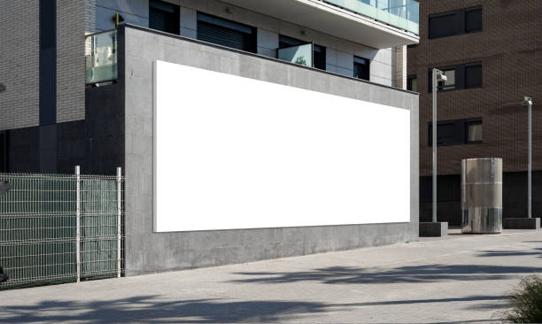 istock Blank billboard on the wall of building 1286624239