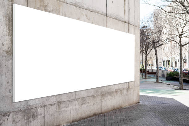 istock Blank billboard on the wall of building 1286624245