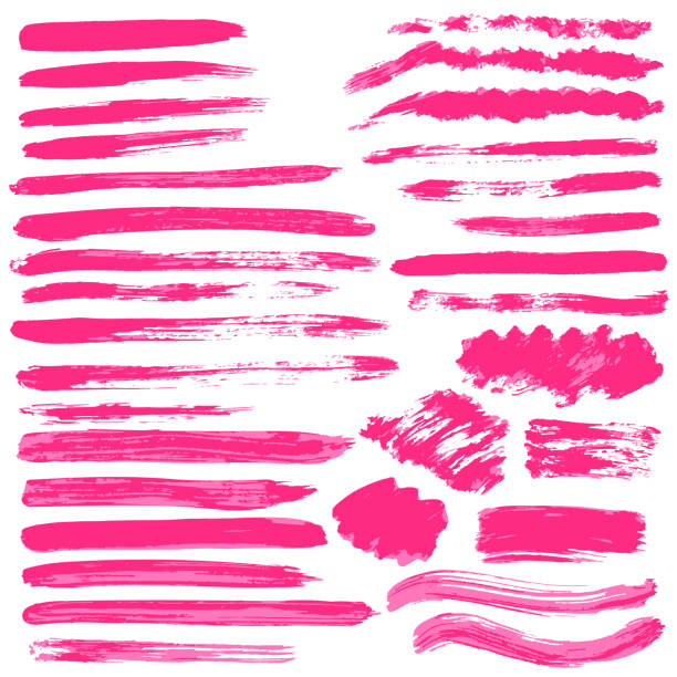 istock Collection of ink, ink, brush strokes, brushes, lines, grungy 1286638967