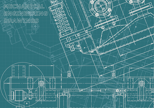 Vector Engineering Illustration Computer Aided Design Systems ...