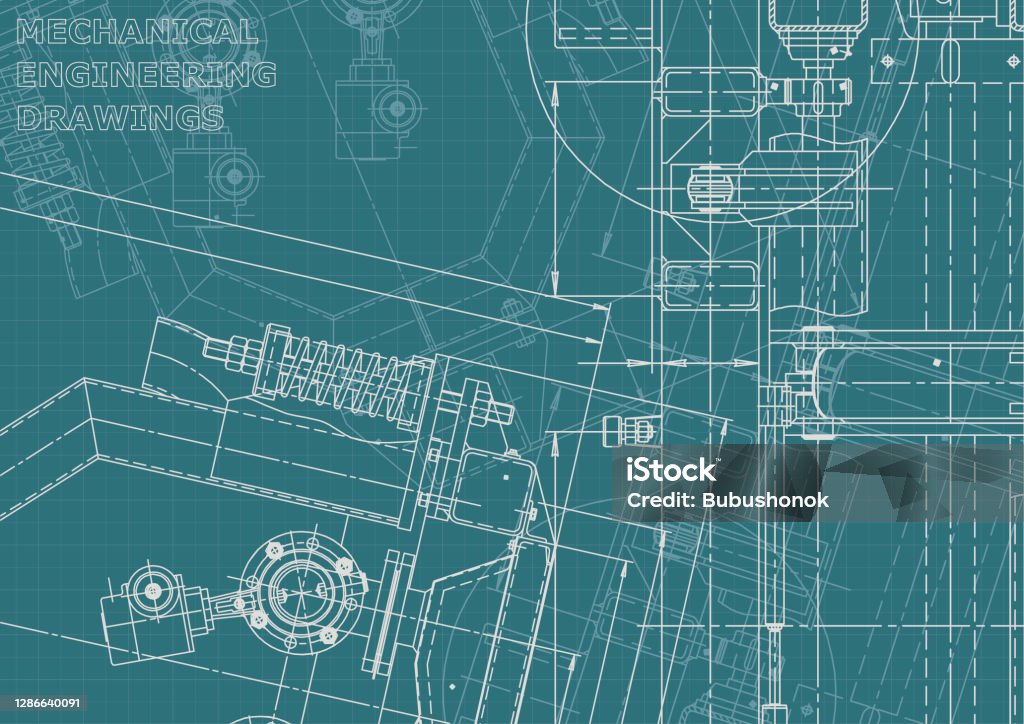 Computer Instruments Drawing Vector Engineering Illustration Computer Aided Design Systems ...