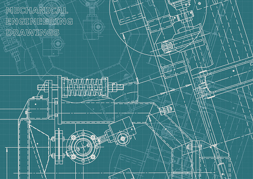 Vector Engineering Illustration Computer Aided Design Systems ...