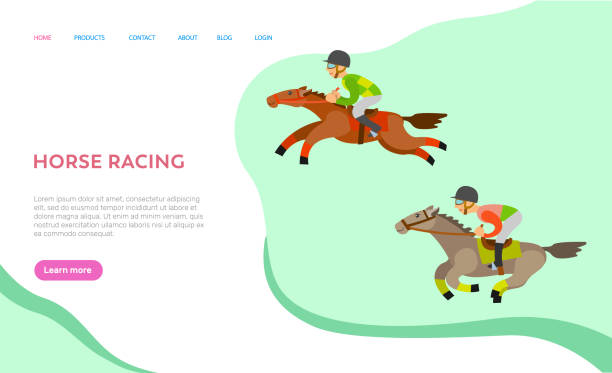 280+ Horse Racing Poster Stock Illustrations, Royalty-Free Vector ...