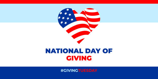 Giving Tuesday, NATIONAL DAY OF GIVING. Vector banner, poster, card for social media with the text GIVINGTUESDAY. It takes place the Tuesday after Thanksgiving. Giving Tuesday, NATIONAL DAY OF GIVING. Vector banner, poster, card for social media with the text GIVINGTUESDAY. It takes place the Tuesday after Thanksgiving free thanksgiving pic stock illustrations