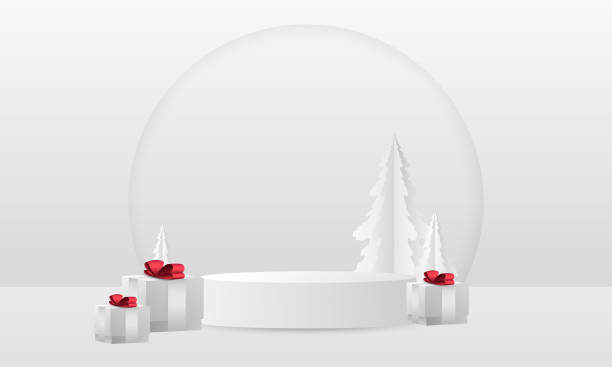 istock Christmas gift abstract element that can be used cover decoration mock up background 1286646605