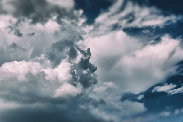 Clouds in the form of Aeolus (Aiolos) the god of wind