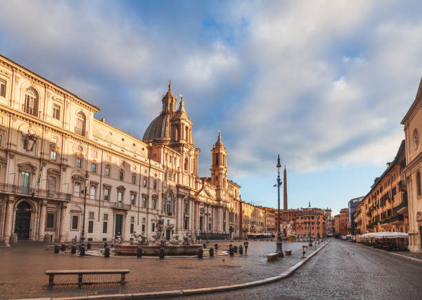 istock Piazza Navona in a morning light Rome Italy 1286650940