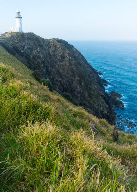 istock A lighthouse on a cliff overlooking the sea, Byron Bay, Australia 1286651861
