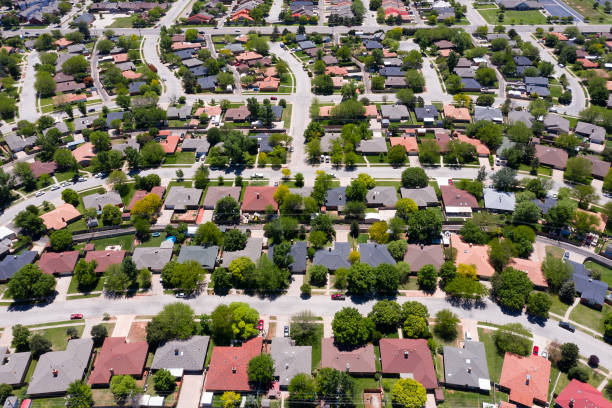 istock Houses from above in USA 1286652198