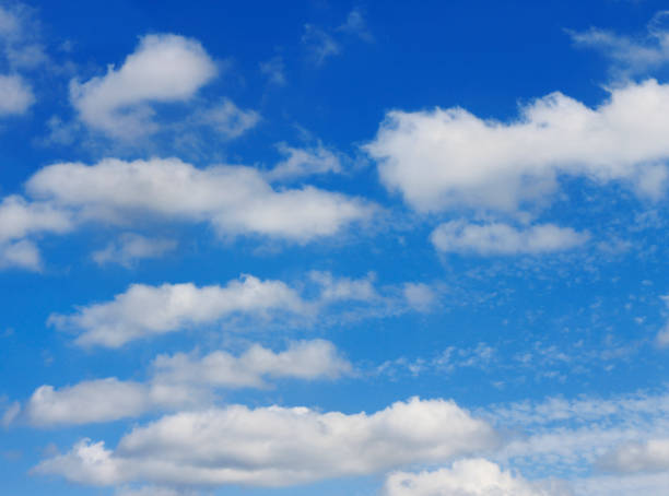 istock White cloud on blue sky. Cloudscape background with fluffy cloud on blue summer sky wallpaper texture 1286652400