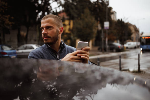 istock A man getting out of the car 1286654041