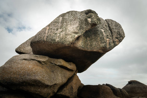 istock Interesting rock formation on atlantic coast in northern Brittany 1286655839