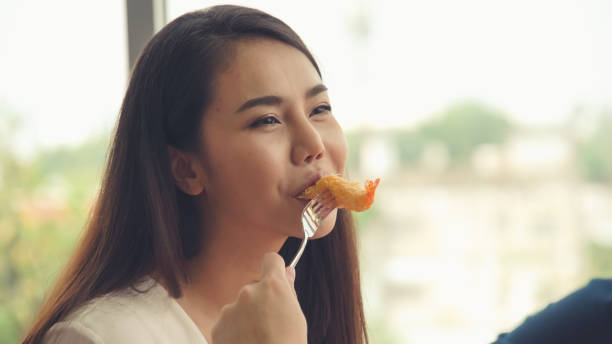 istock Happy romantic couple eating lunch at restaurant 1286657996