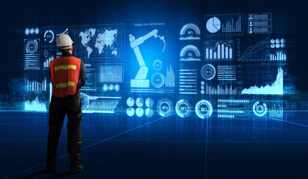 istock Engineering technology and industry 4.0 smart factory concept 1286663534
