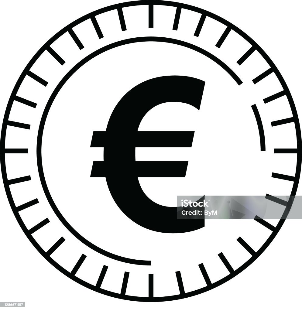 Biểu Tượng Đồng Tiền Euro Icon Vector Hình minh họa Sẵn có - Tải ...