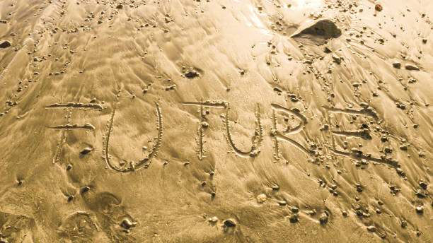 istock Future Written in Golden Sand 1286681725