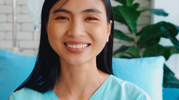 istock Happy patient getting well improvement at hospital 1286683196