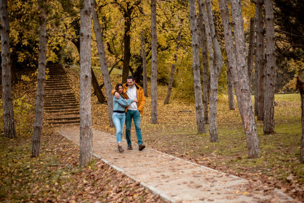 istock Couple enjoying in autumn 1286687277