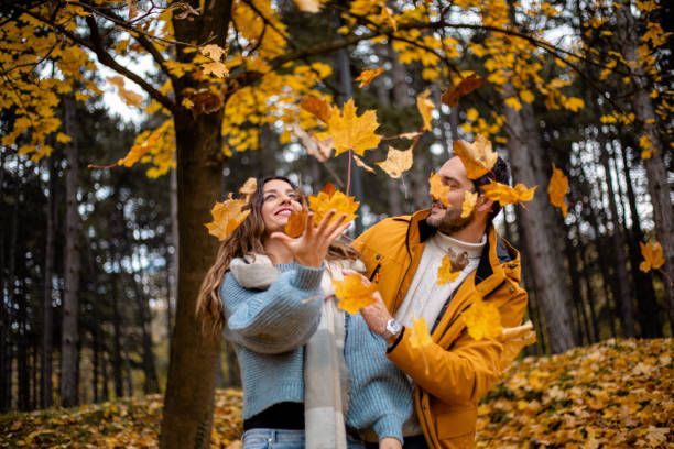 istock Couple enjoying in autumn 1286687779