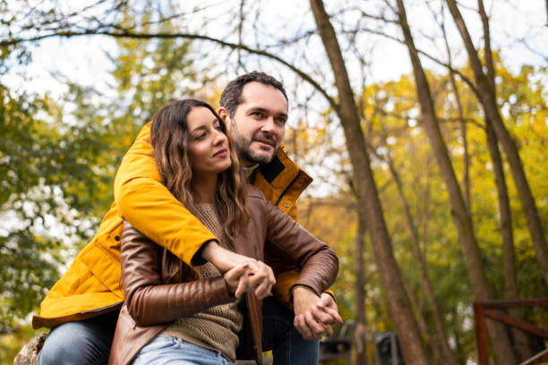 istock Couple enjoying in autumn 1286687895