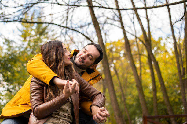 istock Couple enjoying in autumn 1286687935
