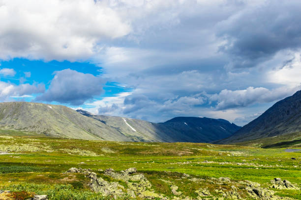 istock Landscape with a mountains in the Subpolar Urals on a summer day 1286695557