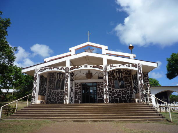 istock Holy Cross Church in Easter Island 1286697422