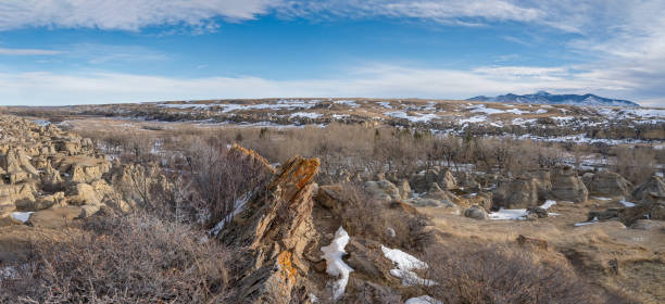 istock Milk River Valley at Writing on Stone Park 1286703424