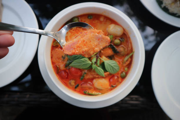 istock Roasted Duck Red curry or red curry with roasted duck, duck curry 1286707620