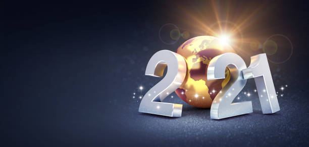 世界の新年2021 - グリーティングカードのシンボル - year 2012 ストックフォトと画像